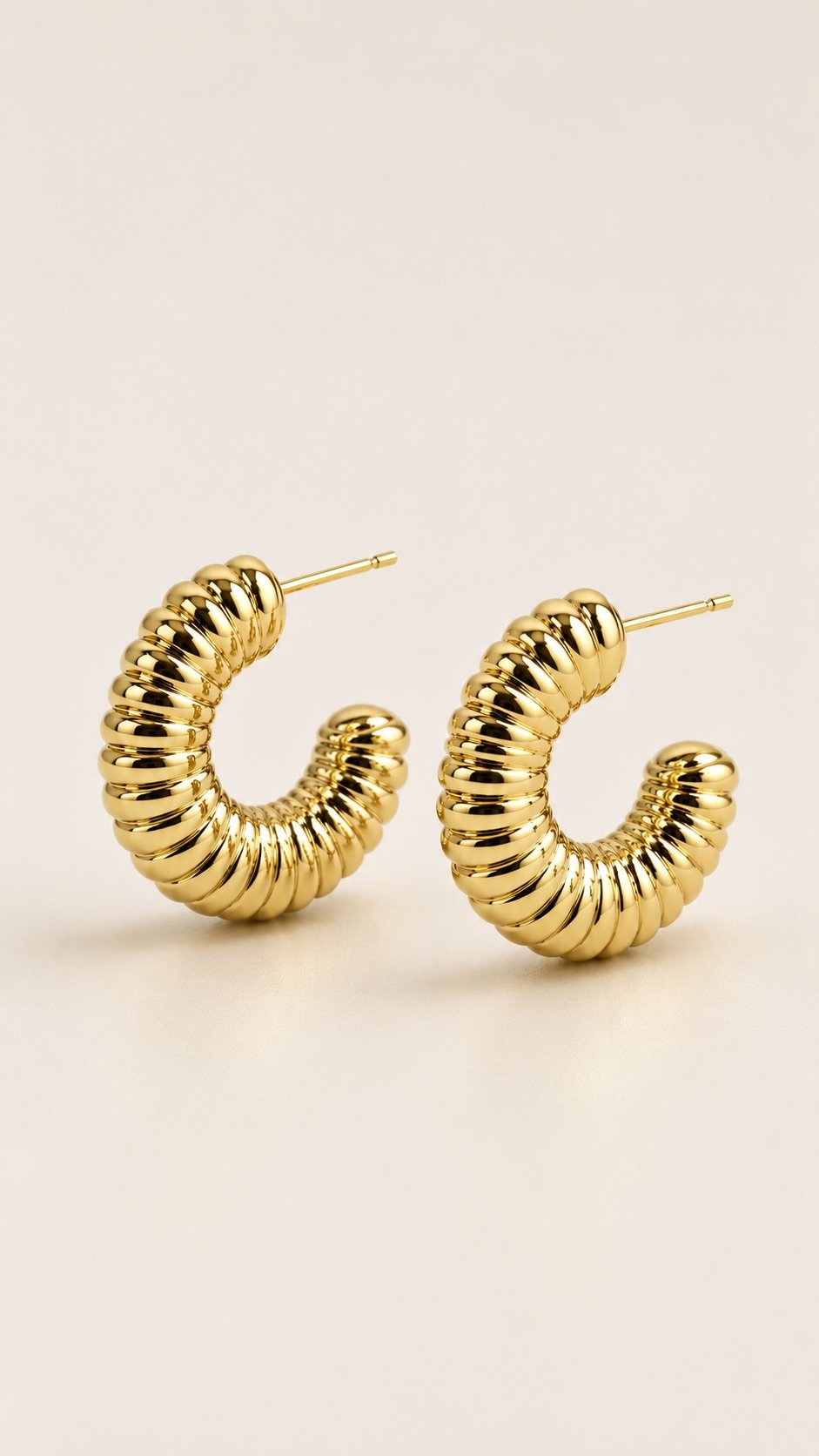 Hoop chunky acanalado