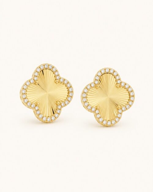 Aretes en forma de trebol