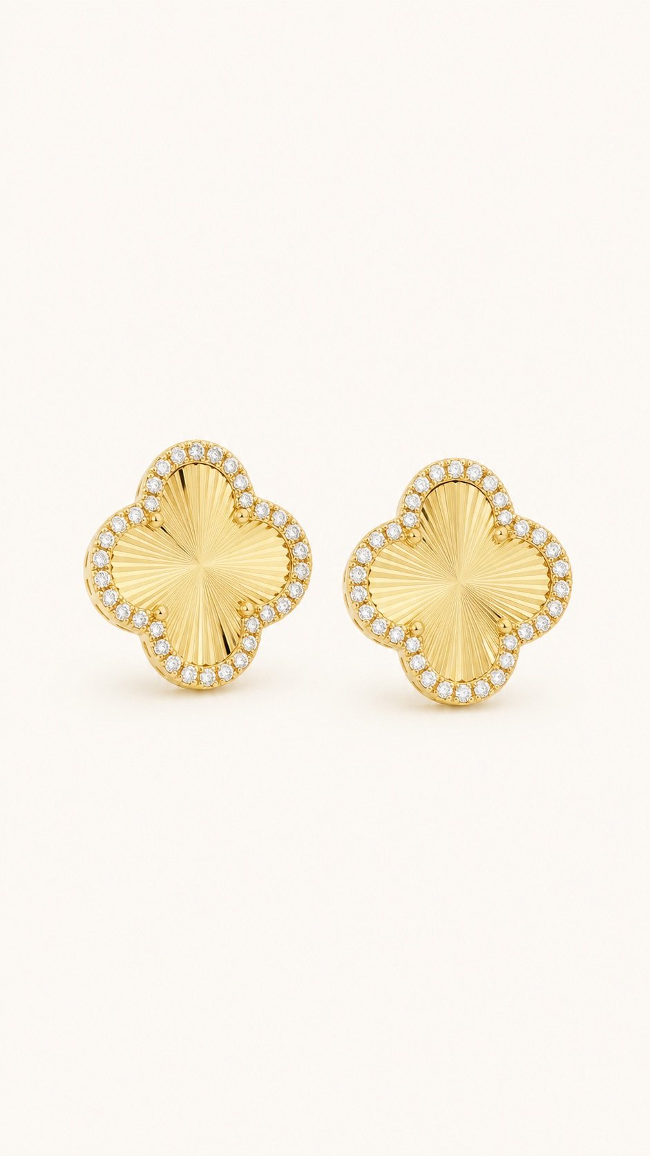 Aretes en forma de trebol