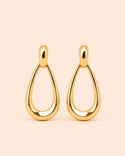 Arete de gota huggie